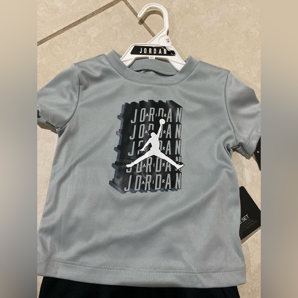 Jordan set of two . Bottom and y shirt baby boy